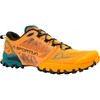 La Sportiva Mens Bushido III GTX Running Shoe | EU equivalent size 38 Waterproof Trail Running(Black/Flame)