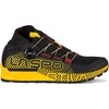 La Sportiva Mens Cyklon Trail Running Shoes w/BOA Lacing System, Black/Yellow, 6.5