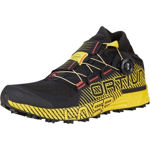La Sportiva Mens Cyklon Trail Running Shoes w/BOA Lacing System(Black/Yellow)