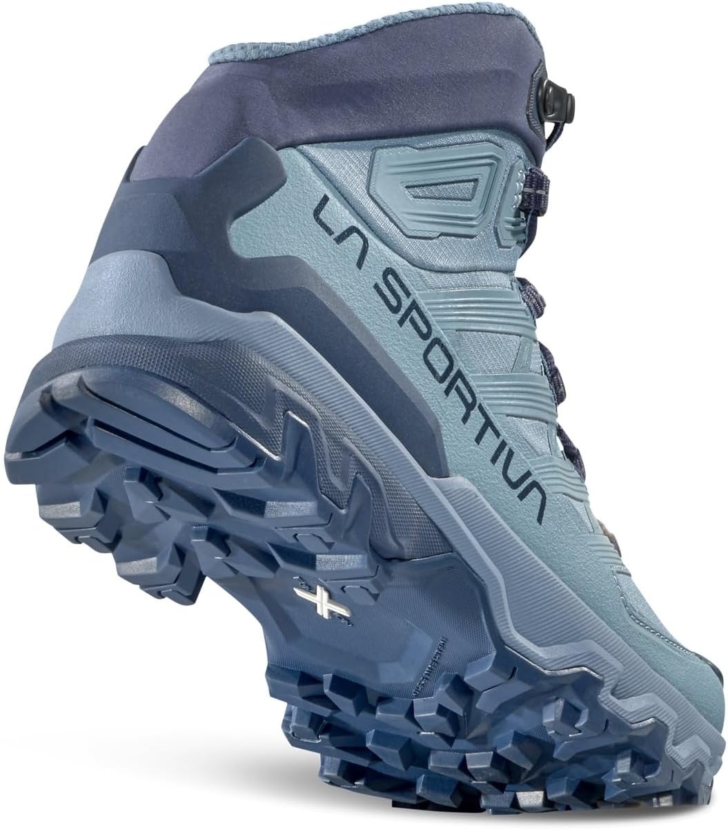 image:imageLa Sportiva Womens Ultra Raptor 3 Mid GTX Boot Fast and Light Hiking Boot Waterproof GoreTex Protection amp Breathable AllTerrain Grip amp Ankle SupportLimestoneNight Sky