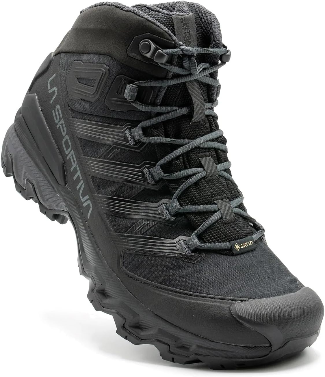 image:imageLa Sportiva Womens Ultra Raptor 3 Mid GTX Boot Fast and Light Hiking Boot Waterproof GoreTex Protection amp Breathable AllTerrain Grip amp Ankle SupportBlack