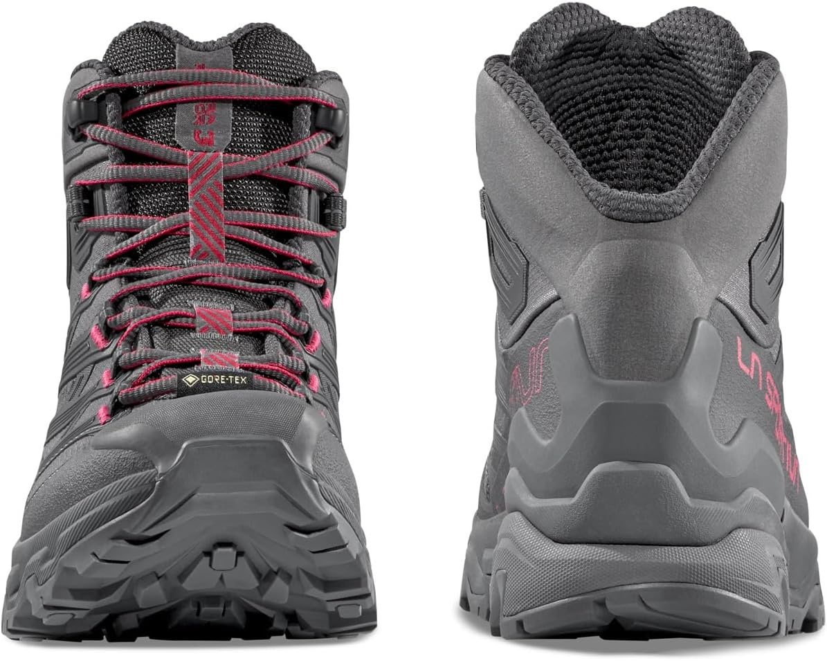 image:imageLa Sportiva Womens Ultra Raptor 3 Mid GTX Boot Fast and Light Hiking Boot Waterproof GoreTex Protection amp Breathable AllTerrain Grip amp Ankle SupportOnyxAzalea