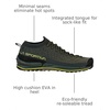 La Sportiva Mens TX2 EVO Approach/Hiking Shoes, Beetle/Citrus, 37.5(Beetle/Citrus)