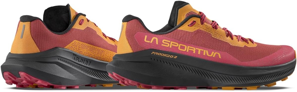 image:imageLa Sportiva Womens Prodigio 2 Running Shoe Trail Running Shoe Versatile Daily Trainer to Race Day Reactive Cushioning Breathable amp GrippyMineral RedAzalea