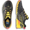 La Sportiva Mens Bushido III Running Shoes | Performance Mountain/Trail Running(Black/Yellow)