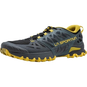 La Sportiva Mens Bushido III Running Shoes | Performance Mountain/Trail Running(Carbon/Bamboo)