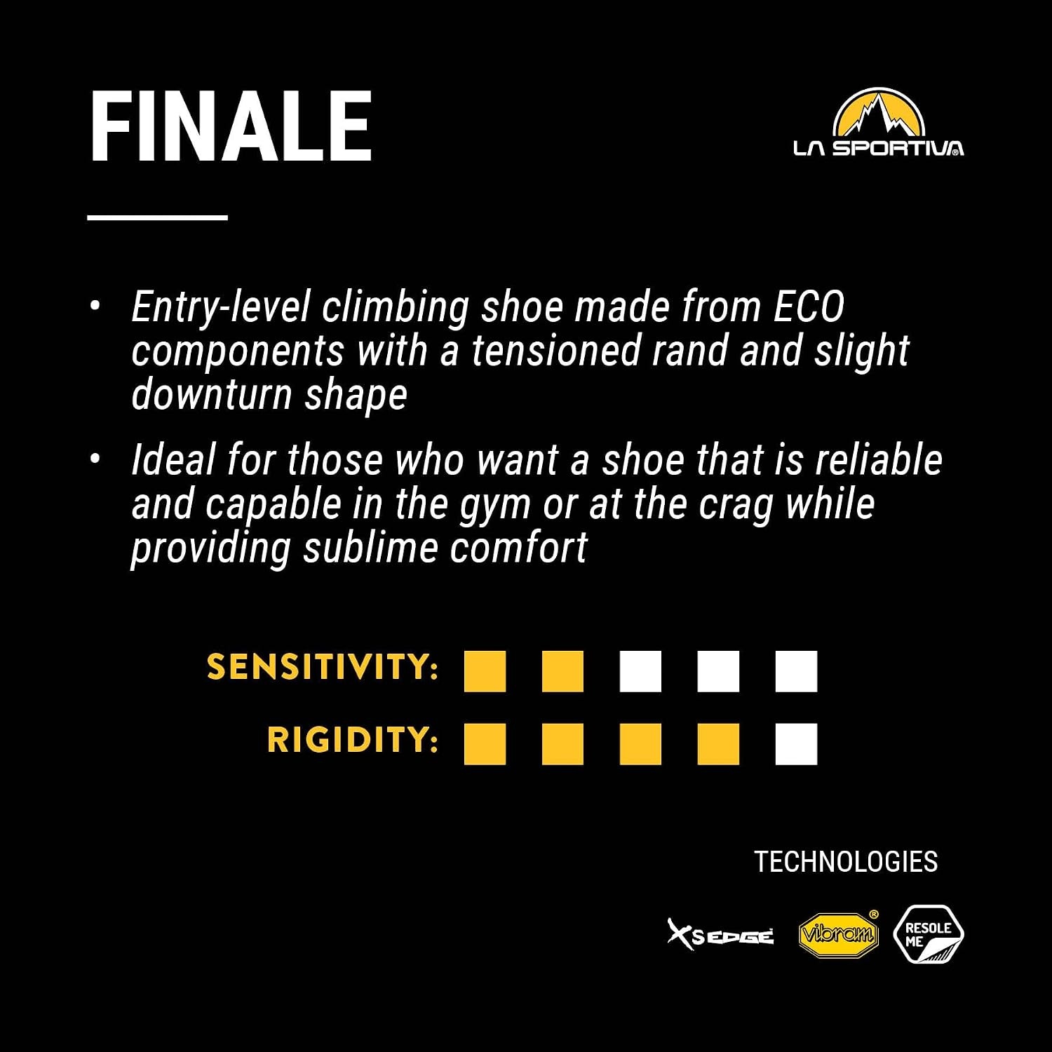 image:imageLa Sportiva Mens Finale Rock Climbing Shoes Progressive Shoe For Comfort amp Versatility IndoorOutdoor Climbing Full LaceUpAloeMoss