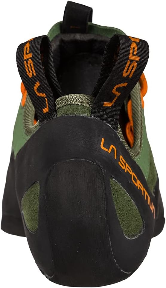 image:imageLa Sportiva Mens Tarantulace Rock Climbing Shoe Introductory IndoorOutdoor Shoe Premium Comfort Higher Volume Easy OnOff LaceUp ClosureOliveTiger