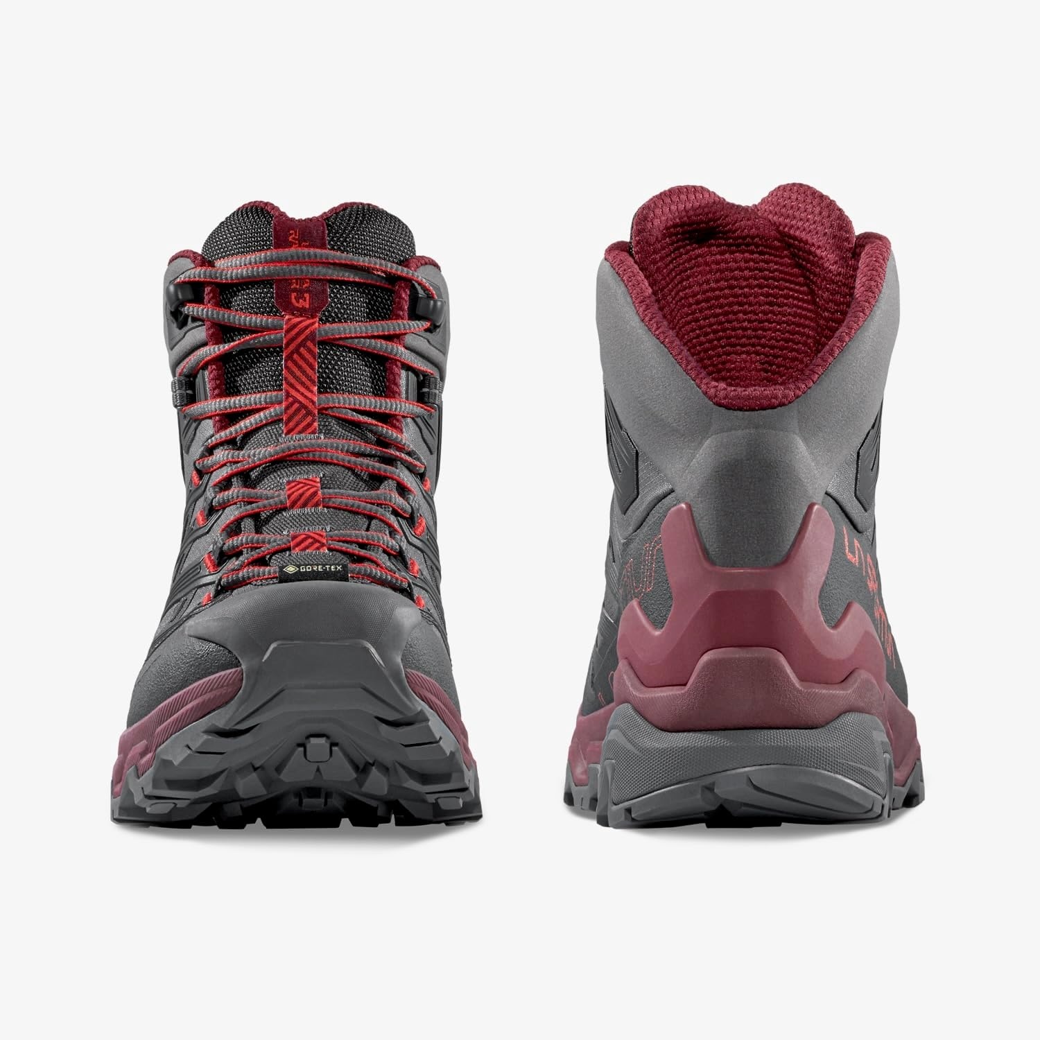 image:imageLa Sportiva Mens Ultra Raptor 3 Mid GTX Hiking Boots Fast amp Light Waterproof Hiking Boot GoreTex Protection AllTerrain Grip Ankle SupportCarbonRedwood