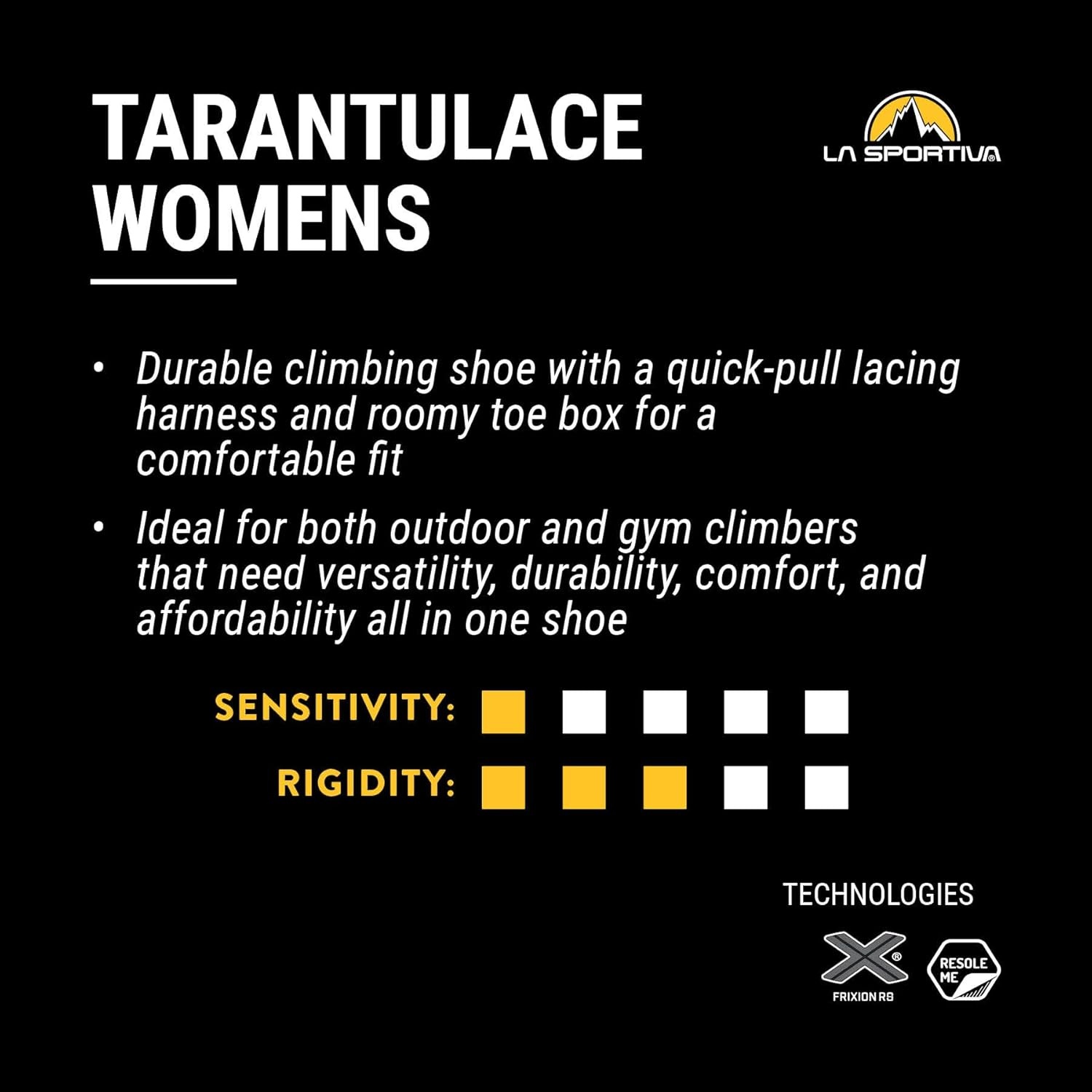 image:imageLa Sportiva Womens Tarantulace Rock Climbing Shoe Introductory IndoorOutdoor Shoe Premium Comfort Higher Volume Easy OnOff LaceUp ClosureTopazRed Plum