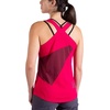 La Sportiva Twist Tank Women’s Shirt — Soft Cotton Blend, Lightweight, Breathable, Loose Fit — Climbing, Training, Running(Azalea/Redwood)