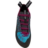La Sportiva Womens Tarantulace Rock Climbing Shoe | Introductory Indoor/Outdoor Shoe, Premium Comfort, Higher Volume, Easy On/Off, Lace-Up Closure(Topaz/Red Plum)