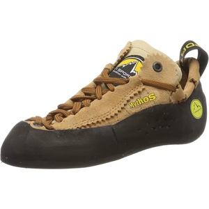 La Sportiva Mythos Climbing Shoe – Men’s | Progressive Shoe For Comfort & Versatility, Earth-Focused Materials, Full Lace-Up(Terra)