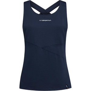 La Sportiva Twist Tank Women’s Shirt — Soft Cotton Blend, Lightweight, Breathable, Loose Fit — Climbing, Training, Running(Night Sky)