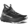 La Sportiva Mens Prodigio Hike GTX Shoe | Lightweight, Running Shoe Style, Waterproof, Gore-Tex Protection, Ultra-Cushioned(Black/Chalk)