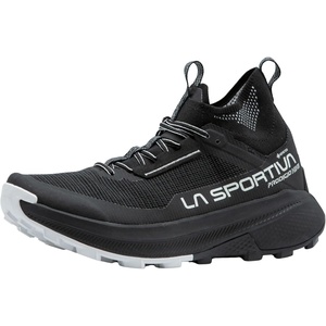 La Sportiva Mens Prodigio Hike GTX Shoe | Lightweight, Running Shoe Style, Waterproof, Gore-Tex Protection, Ultra-Cushioned(Black/Chalk)