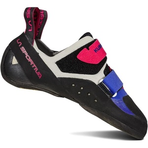 La Sportiva Womens Kubo Rock Climbing Shoes | Progressive Climber, Versatile, Performance, & All-Day Comfort for a One-Shoe Quiver(Royal/Love Potion 2)