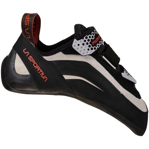 La Sportiva Womens Miura VS Performance Rock Climbing Shoe(White/Cherry Tomato)