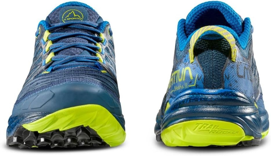 image:imageLA SPORTIVA Akasha II Mens Trail ShoesBlue Storm Blue Lime Punch
