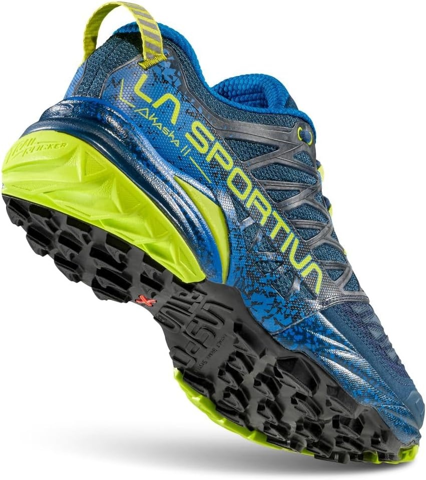 image:imageLA SPORTIVA Akasha II Mens Trail ShoesBlue Storm Blue Lime Punch