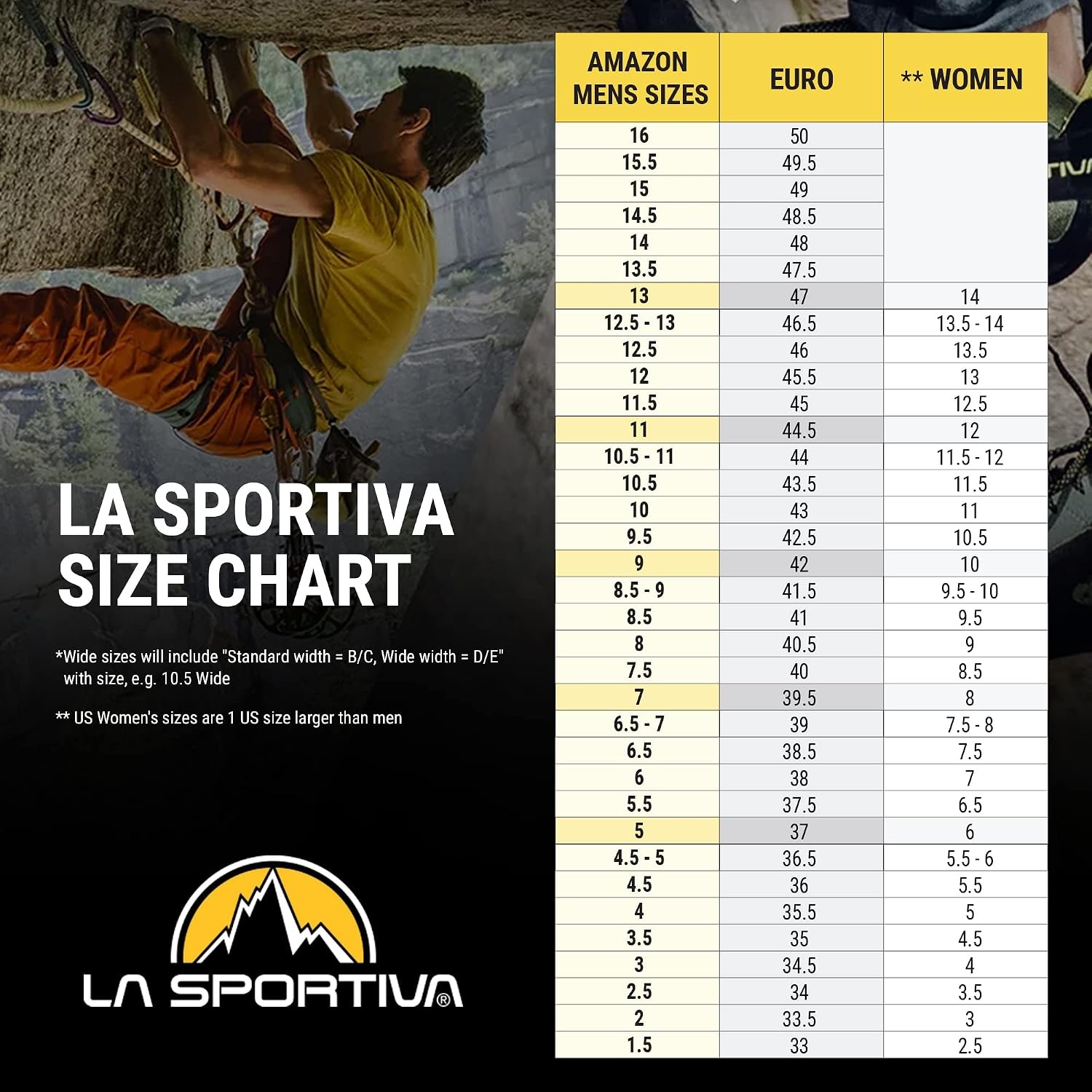 image:imageLa Sportiva Mens GTech Mountaineering BootBlackYellow