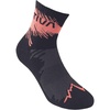 LA SPORTIVA Trail Running Socks Black/Flamingo Unisex Socks(Black/Flamingo)