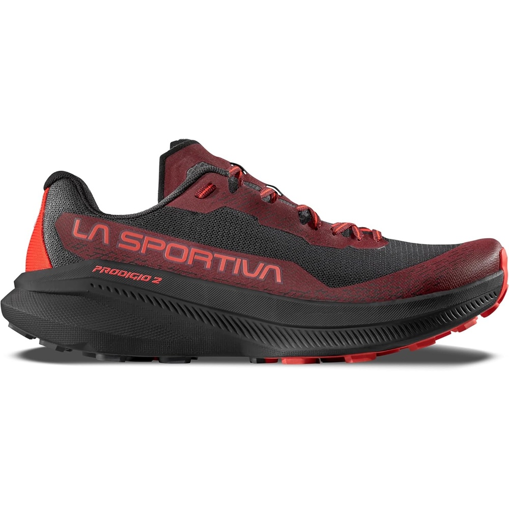 image:imageLA SPORTIVA Prodigio 2 Mens Mountain Running Shoes Trail Running ShoesG19r24 Onyx Mountain Red
