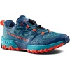 La Sportiva Kids Bushido II Jr Trail Running Shoe, Lagoon/Storm Blue, 10-10.5 (Toddler)