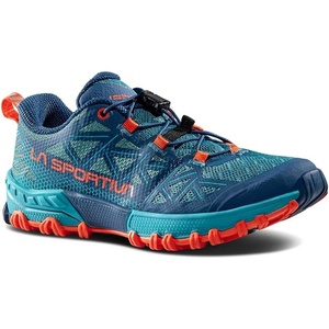 La Sportiva Kids Bushido II Jr Trail Running Shoe, Lagoon/Storm Blue, 10-10.5 (Toddler)