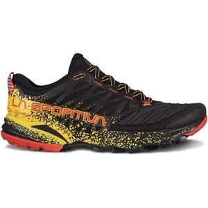 La Sportiva Mens Akasha II Running Shoe(Black/Yellow)