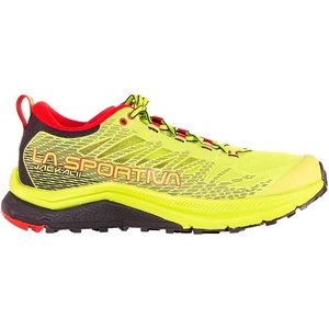 La Sportiva Mens Jackal II Trail Running Shoe, Neon/Goji, 6