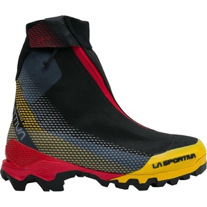 La Sportiva Mens Aequilibrium TOP GTX Mountaineering/Hiking Shoes(Black/Yellow)